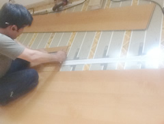 山﨑様邸床暖房工事