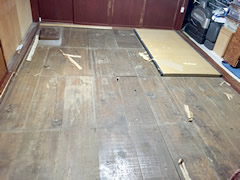 木田様邸 タタミからフローリングの床暖房に